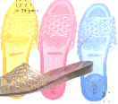 wholesale Jelly beach shoes, 0112, GY footwear wholesaler, 配码14784