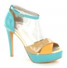 Wholesale spot on fashion high heels platform sandals, 0112, GY footwear wholesaler, 十五.九九