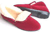Fur lined quality slippers, 4 ways slippers