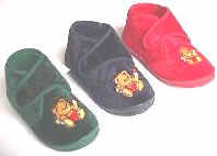 retail Children velcro fastening slippers, GY Footwear retailer wholesaler