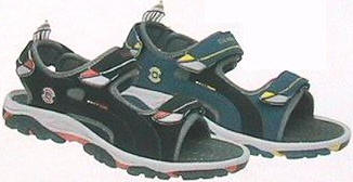 wholesale fashion sport sandals, men's sandals, Justin, 258-0107, GY footwear wholesaler, 七.五家