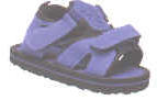 wholesale children beach shoes, 01041-EVA LIZARD, 860-0106, GY footwear wholesaler